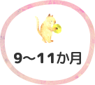 9～11か⽉