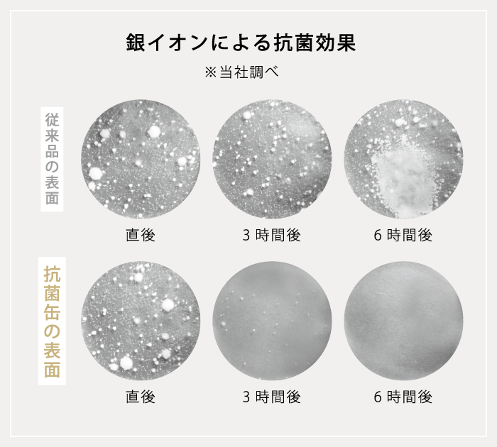 銀イオンによる抗菌効果